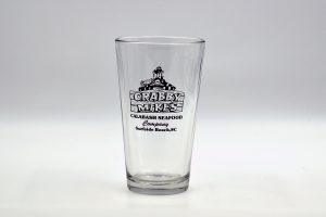 16 oz. Crabby Mike Glass Pint Glass
